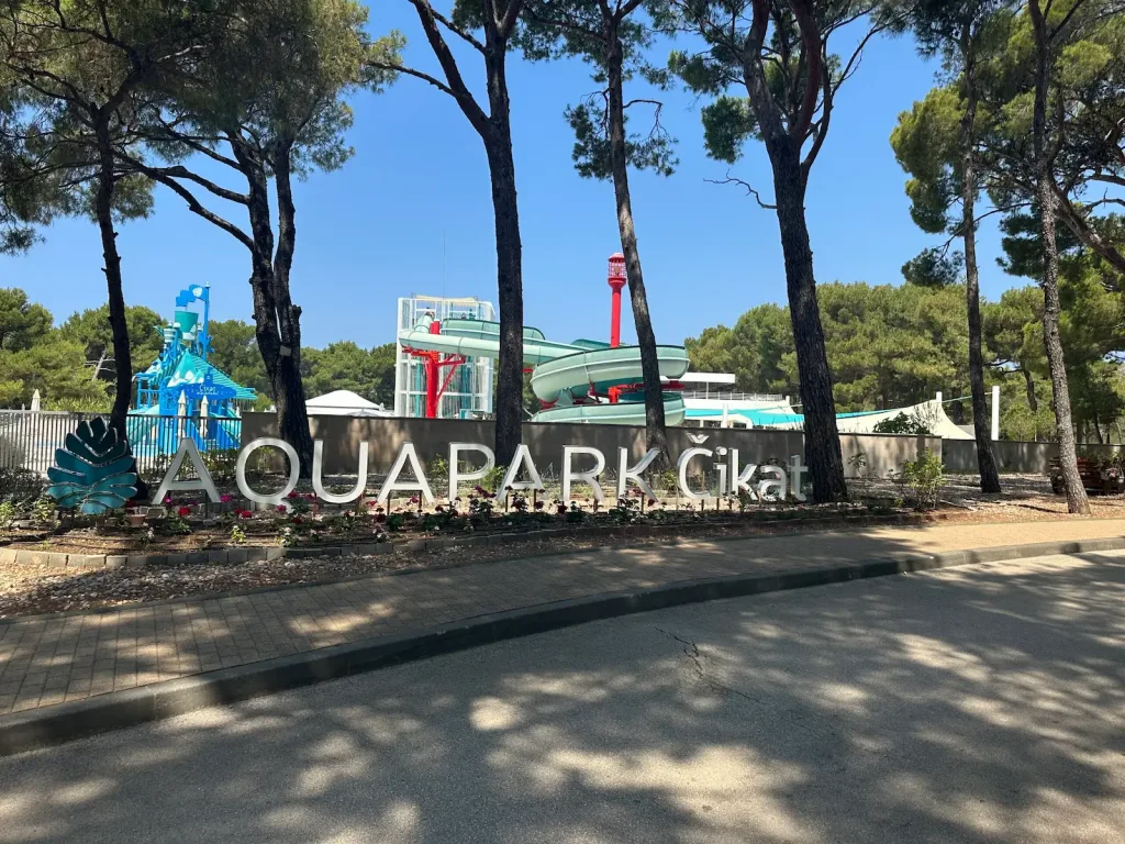 Aquapark am Campingplatz Čikat