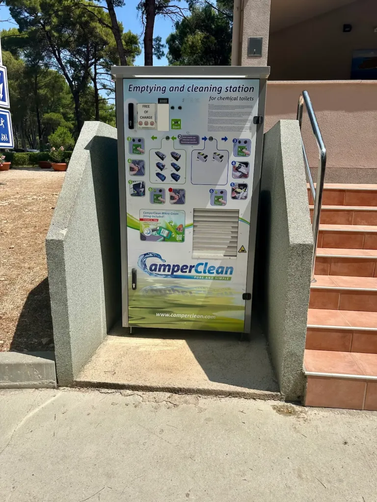 CamperClean am Campingplatz Čikat in Mali Lošinj