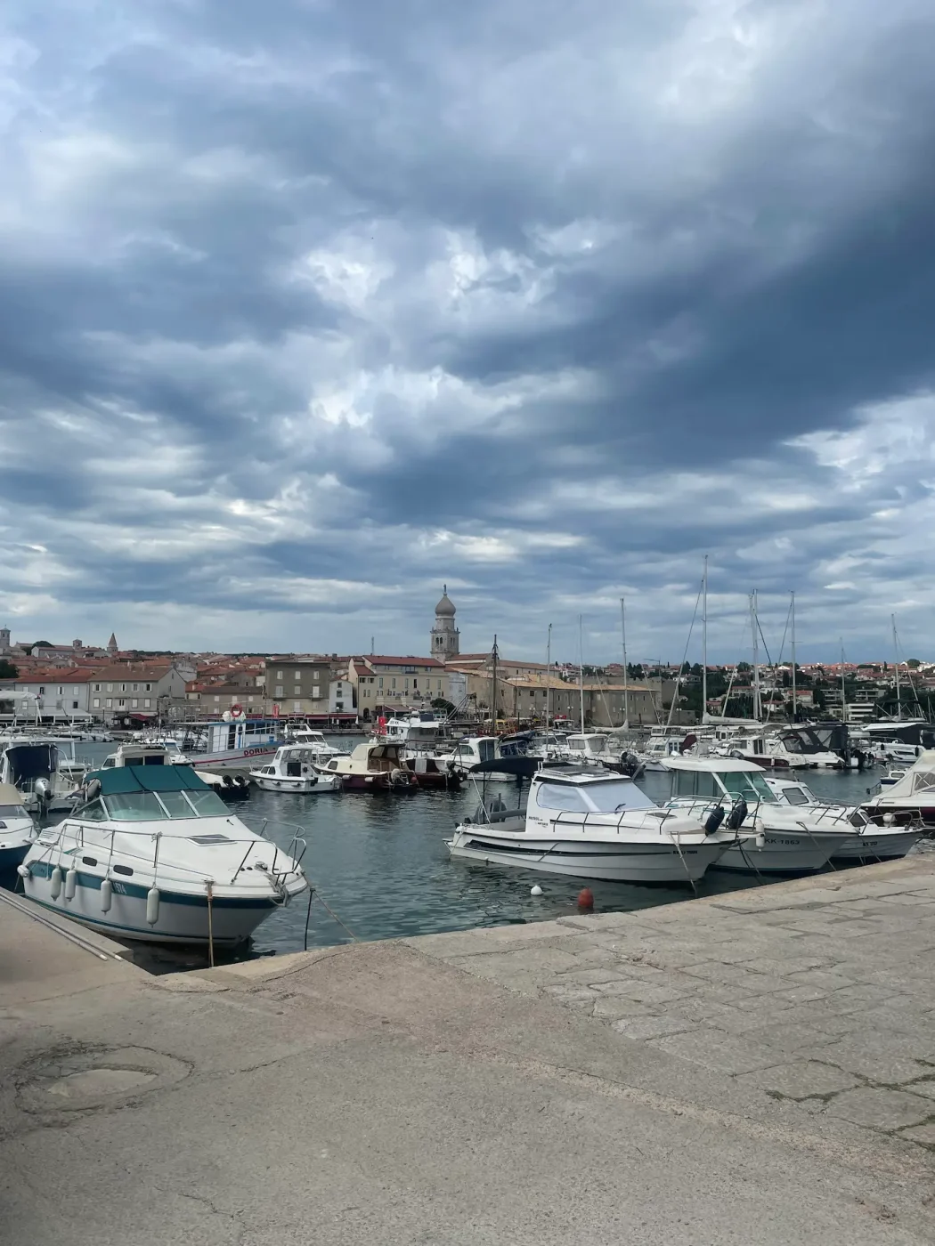 Insel Krk mit Wohnwagen