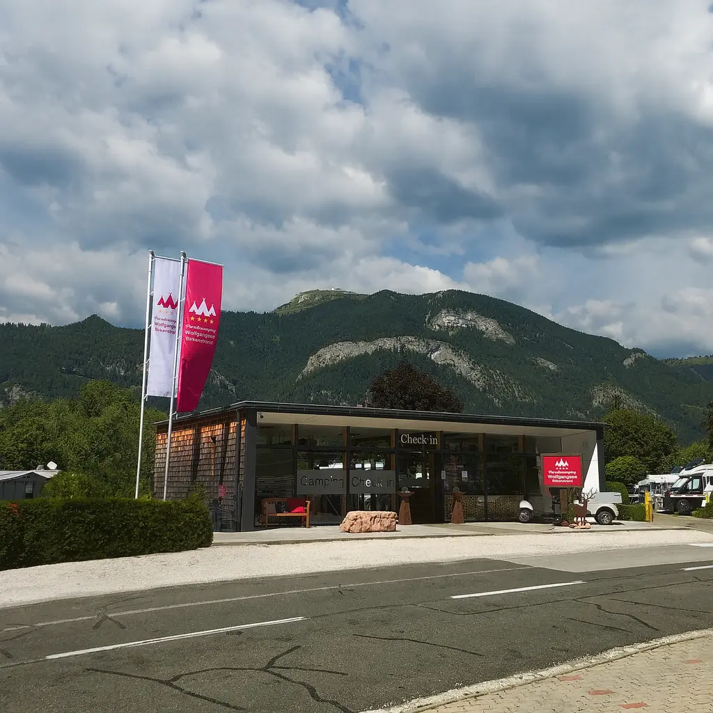Paradiescamping Wolfgangsee Birkenstrand Rezeption