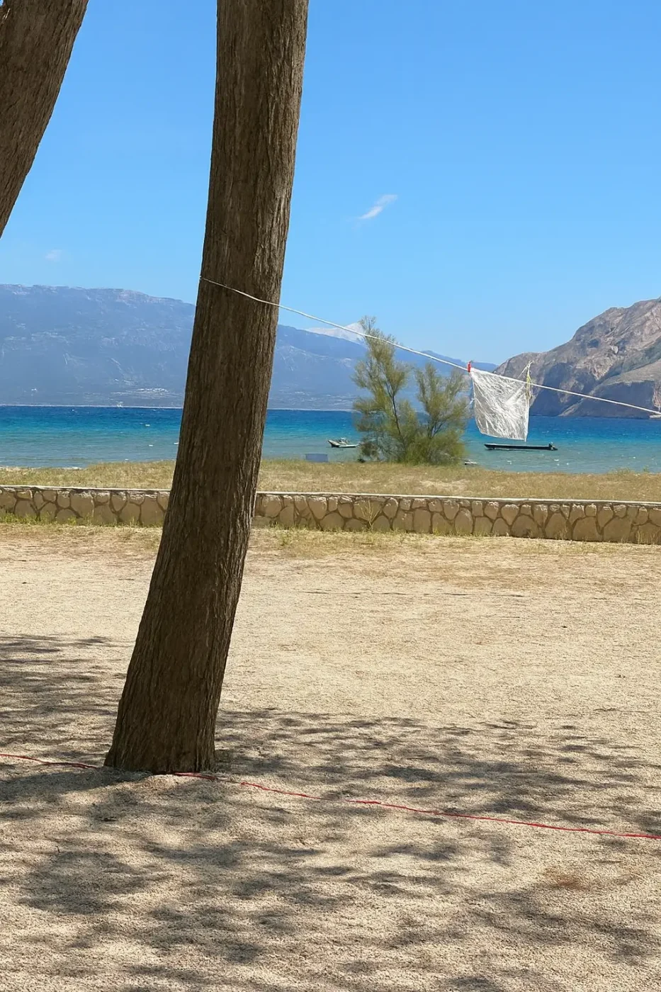 Strandstellplatz am Camping San Marino Rab