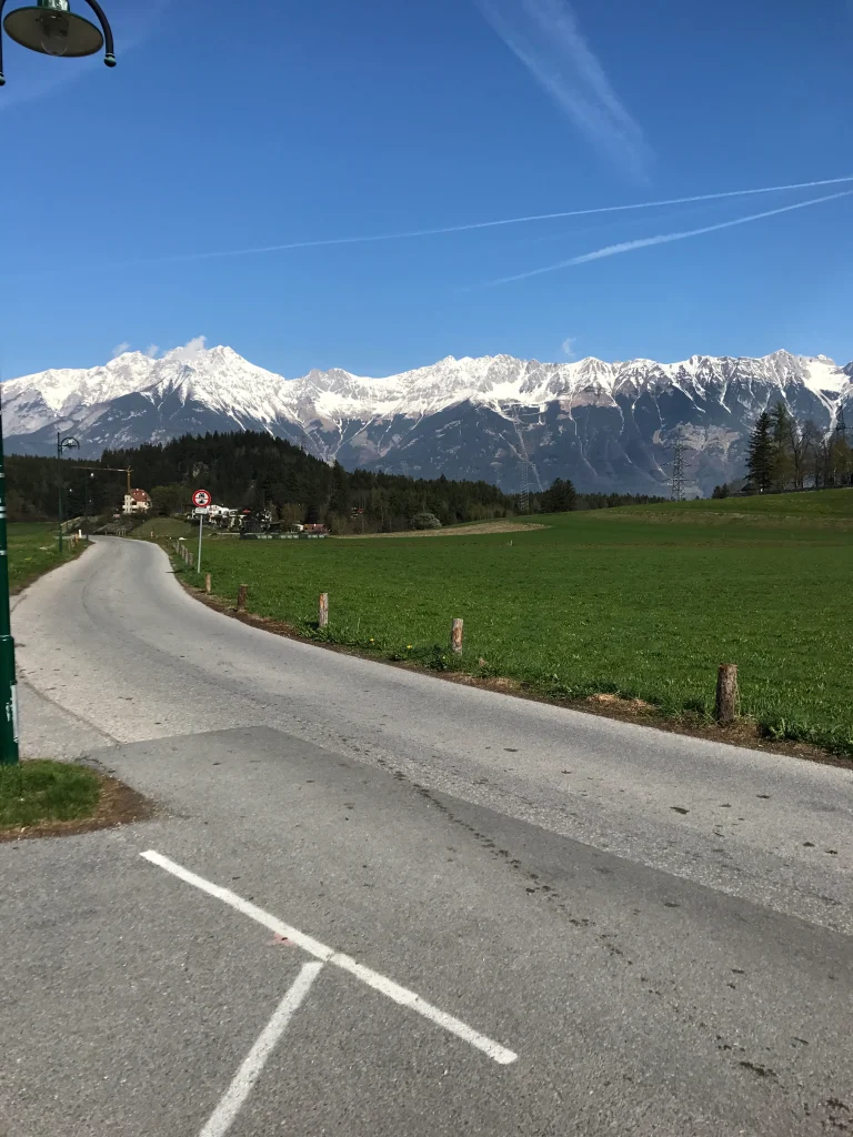 Campingplätze an der A12 Inntal Autobahn: Blick auf die Innsbrucker Nordkette