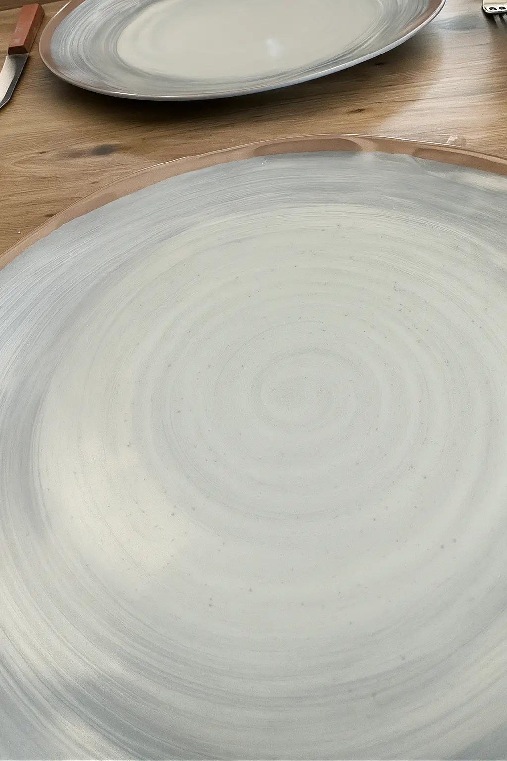 Melamin-Teller beim Camping